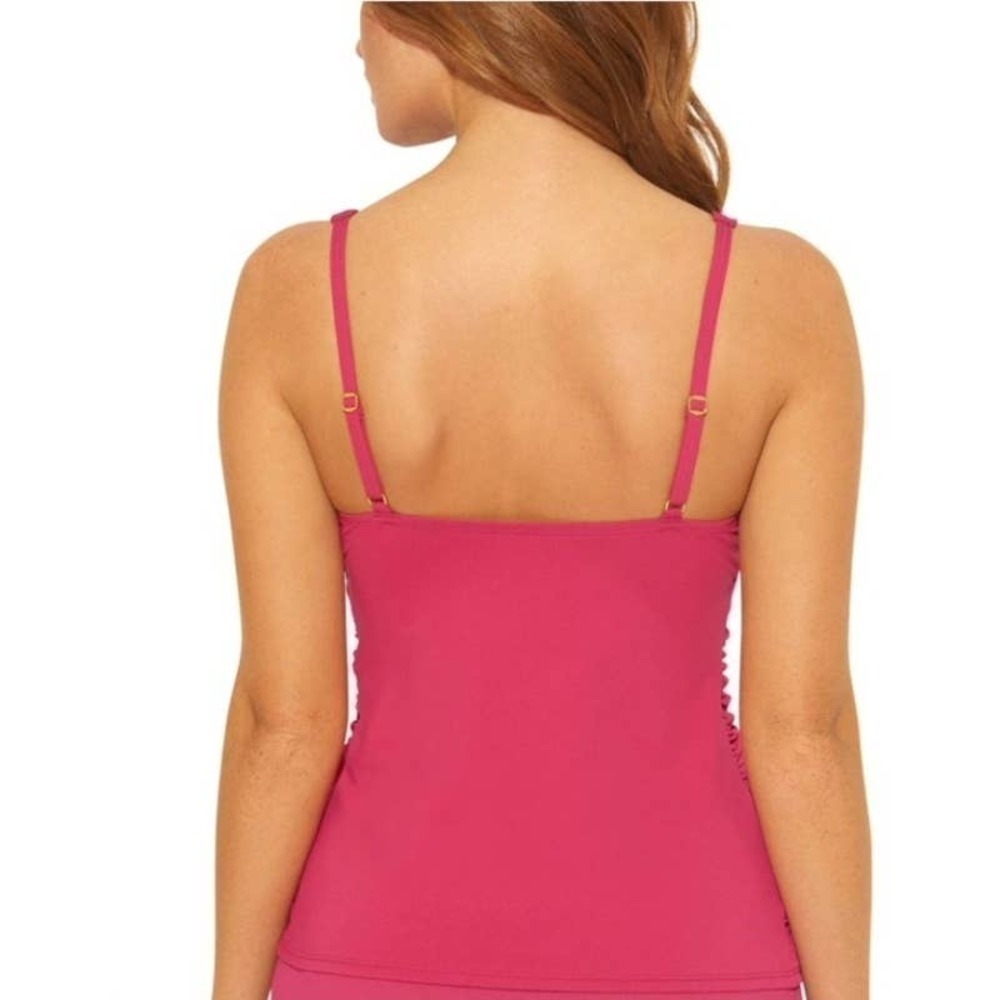 Bleu By Rod Beattie Pink Tankini Top Size 6 - Picture 3 of 10
